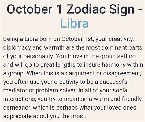 october 1st horoscope sign|october 1 zodiac sign compatibility.